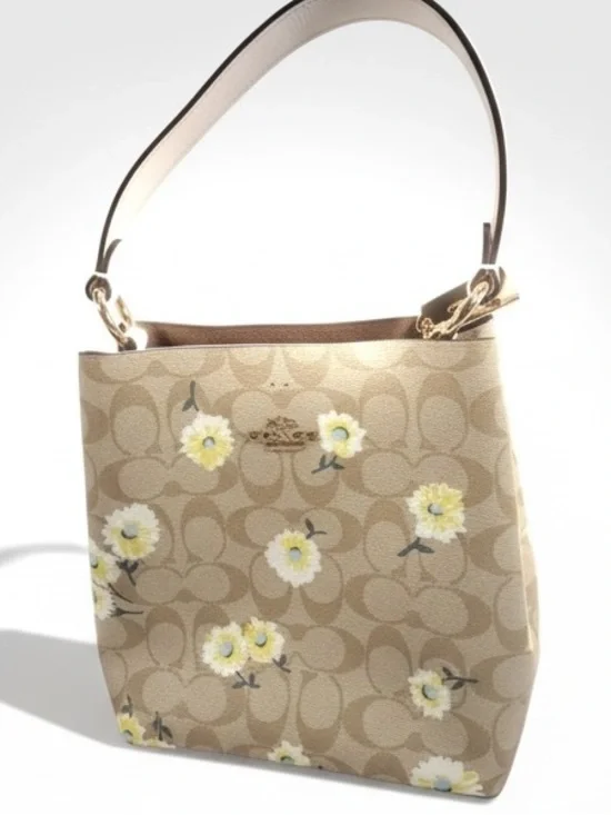 Coach Mollie Bucket Bag 22 Signature Canvas Daisy Floral - Picture 6 of 15